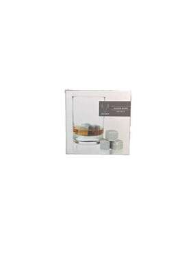 Viski Glacier Rocks Soapstone Whiskey Stones, Set of 6